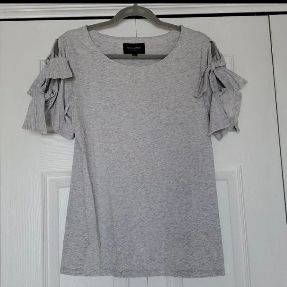 Banana Republic Limited Edition Bow Sleeved T Shirt